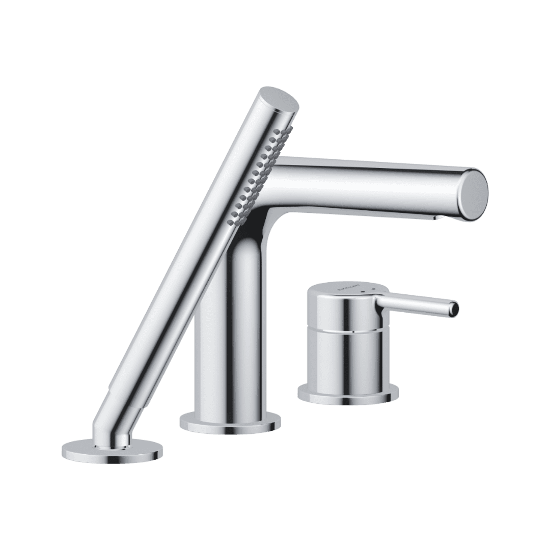 PI bateria wannowa 3 otworowa, chrom