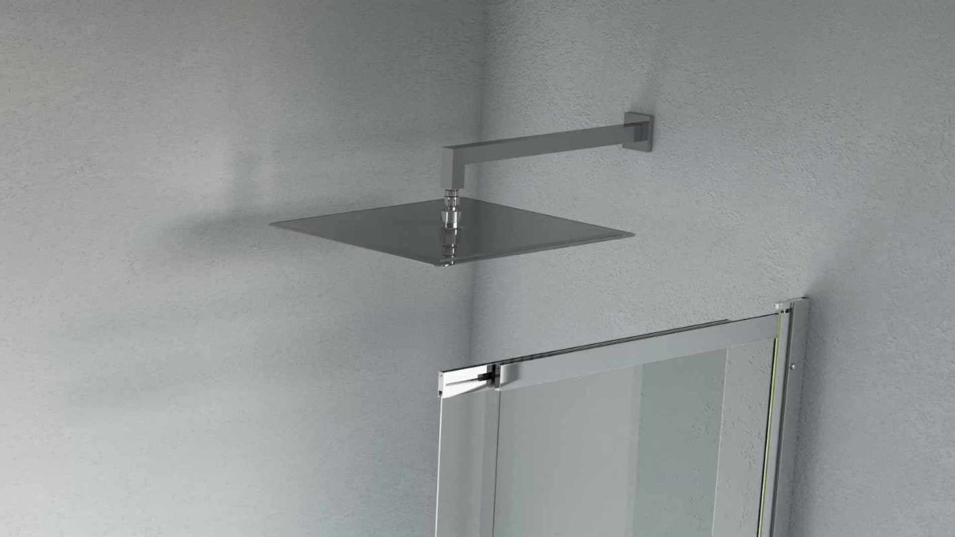 Ramię Prysznic.Ścienne 40 Kw. Chrom